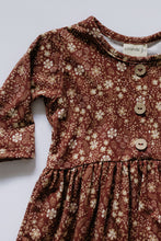Load image into Gallery viewer, Kids 3/4 Sleeve Peplum Dress