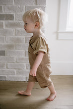 Load image into Gallery viewer, Kids Linen Shorts Overalls