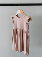 Load image into Gallery viewer, Kids Peplum Ruffle Sleeve Dress