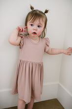 Load image into Gallery viewer, Kids Peplum Ruffle Sleeve Dress