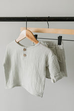 Load image into Gallery viewer, Kids Double Gauze LS Henley
