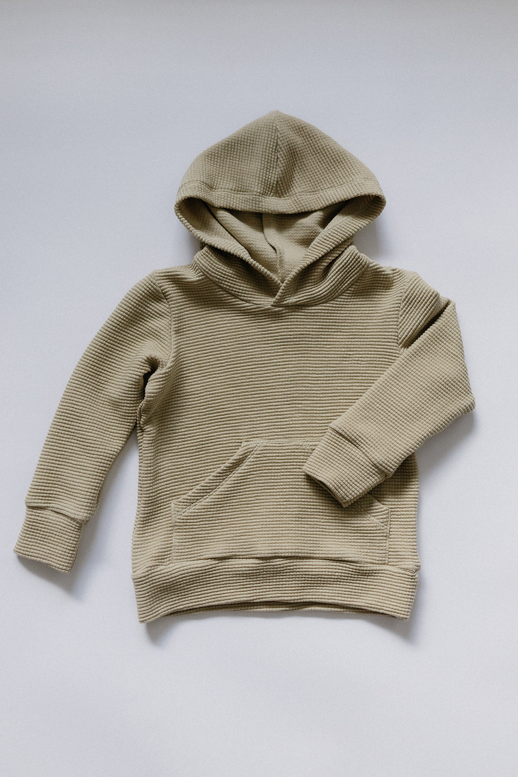 Kids Waffle Knit Hoodie