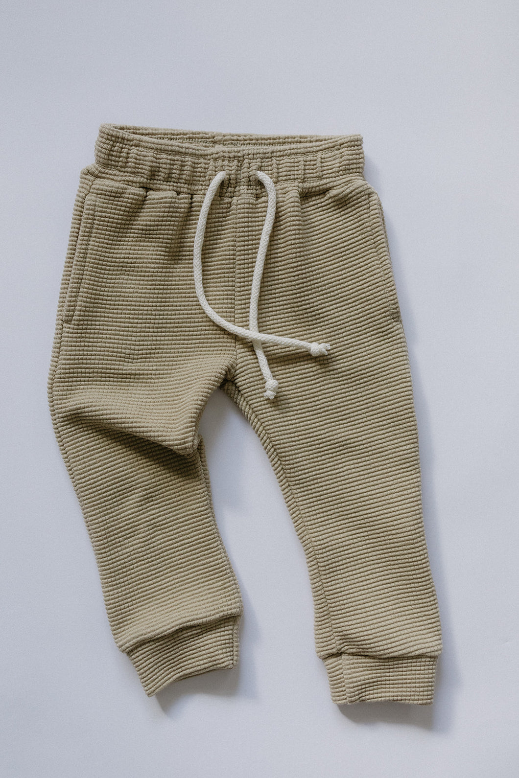 Kids Waffle Knit Joggers